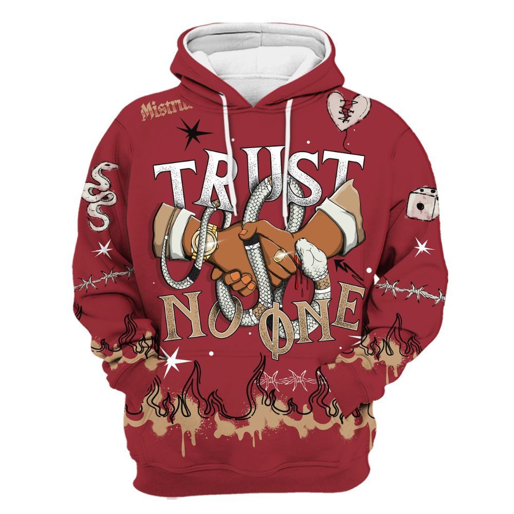 Hoodie To Match Chicago 2025 40s Shirt, Trust No One Snake-Bite Doodle Crayon All Over Print