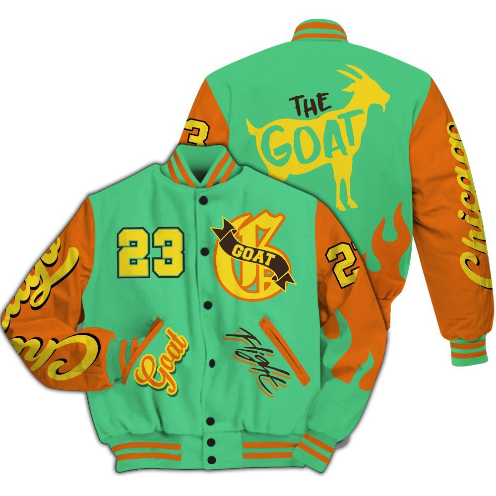 Varsity Jacket To Match SB Dunk Low Tourmaline - The G.O.A.T Streetwear All Over Print