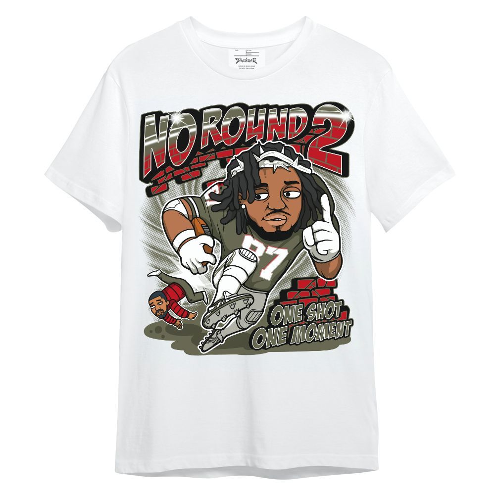 Shirt To Match Travis Scott Low OG Medium Olive 1s - Kdot No Round Two Graphic Unisex Shirt
