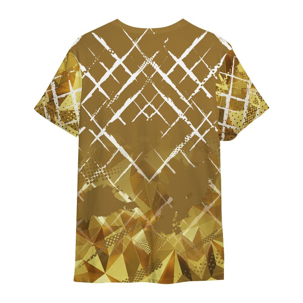 Shirt To Match NET Gold 4s - Halftone Stand Business Dripping All Over Print
