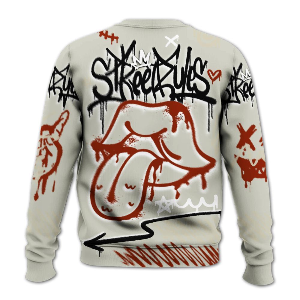 Sweatshirt To Match El Grito 5s - Break Rules Streetwear All Over Print