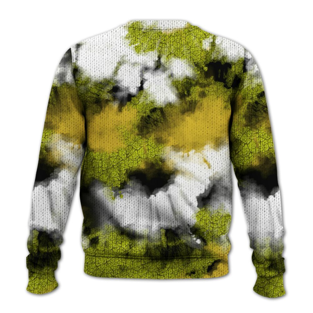Knitted Sweater To Match Dunk Low QS Halloween Skull - Tie Dye FK Around Find Out