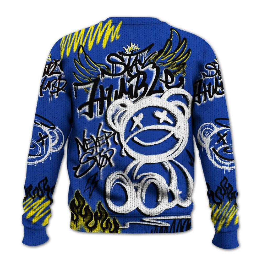 Knitted Sweater To Match Laney 14s - Humble Drip Streetwear Graffity