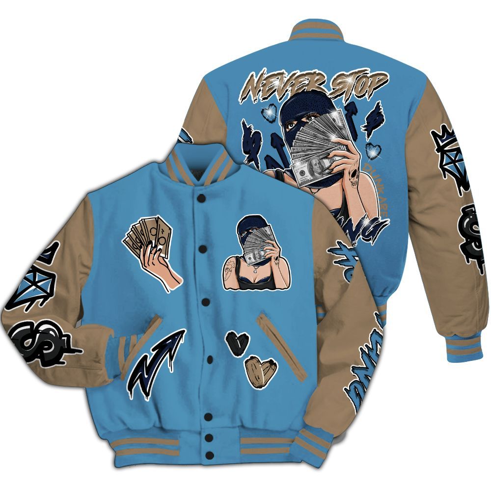 Varsity Jacket To Match Air Force 1 Stash - Hustling Unique All Over Print