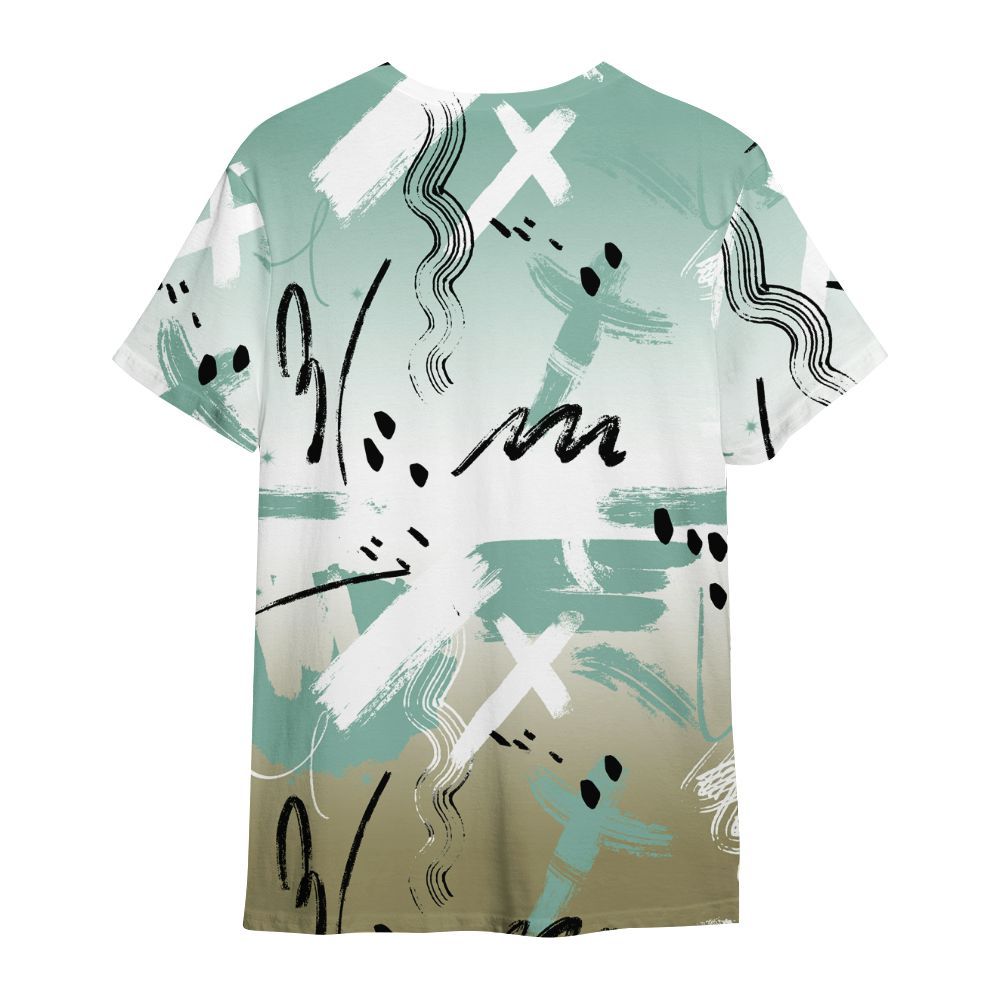 Shirt To Match Dunk Low Suede Olive Aura - Money Hustle Grind Pray All Over Print