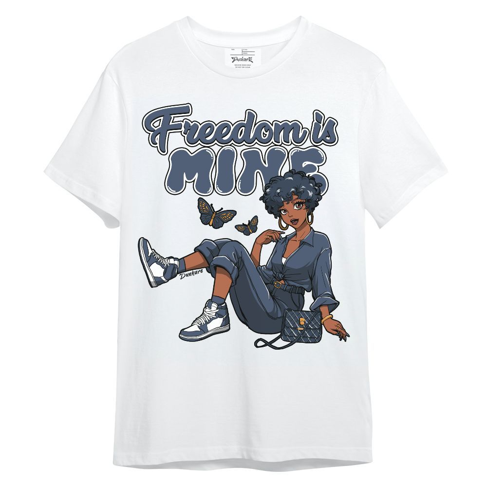 Shirt To Match Low Diffused Blue 11s - Freedom Is Mine Unisex Shirt