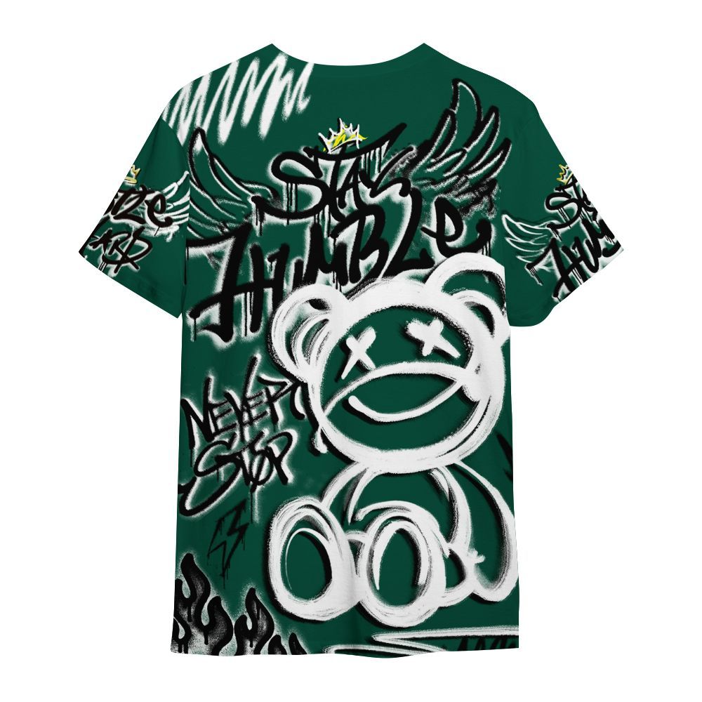 Shirt To Match Oxidized Green 4s - Humble Drip Streetwear Graffity All Over Print