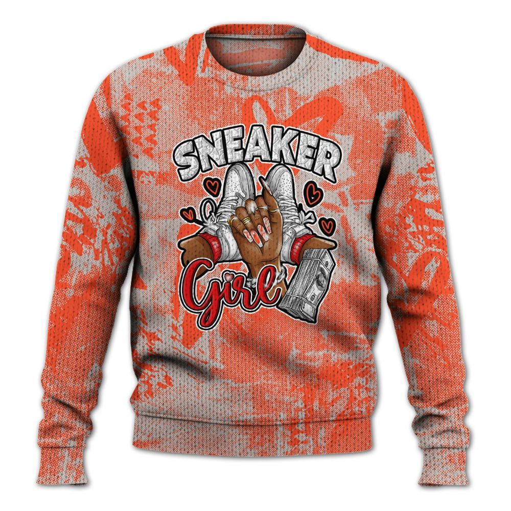 Knitted Sweater To Match Air Max 1 86 Cosmic Clay - Sneakerz Girlz Heart Grunge