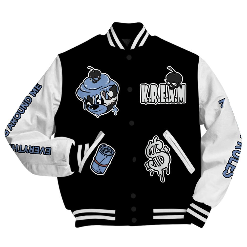 Varsity Jacket To Match Mid Space Jam 1s - Loot Bear All Over Print
