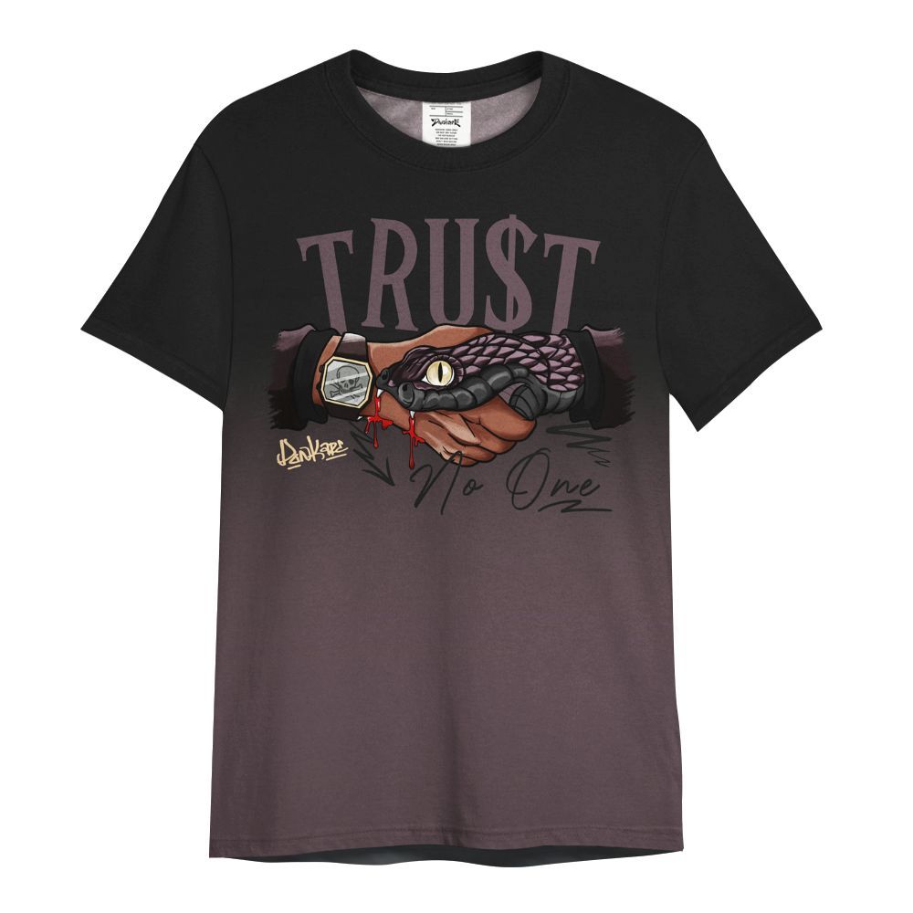 Shirt To Match AMM Black 3s - Snake Trust No One Drip All Over Print