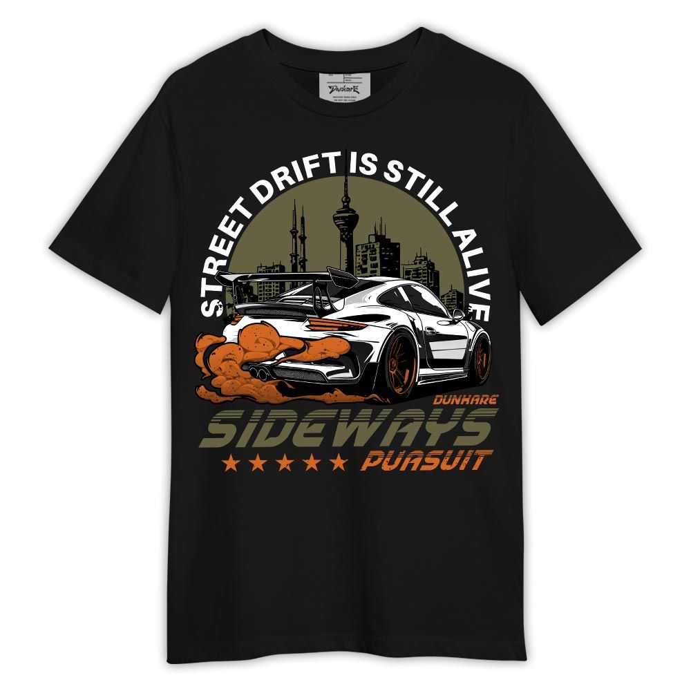 Shirt To Match Shirt Sideways Puasuit, Olive 5s T-- To Match Sneaker Olive 5s Graphic Tee 2404 LTRP