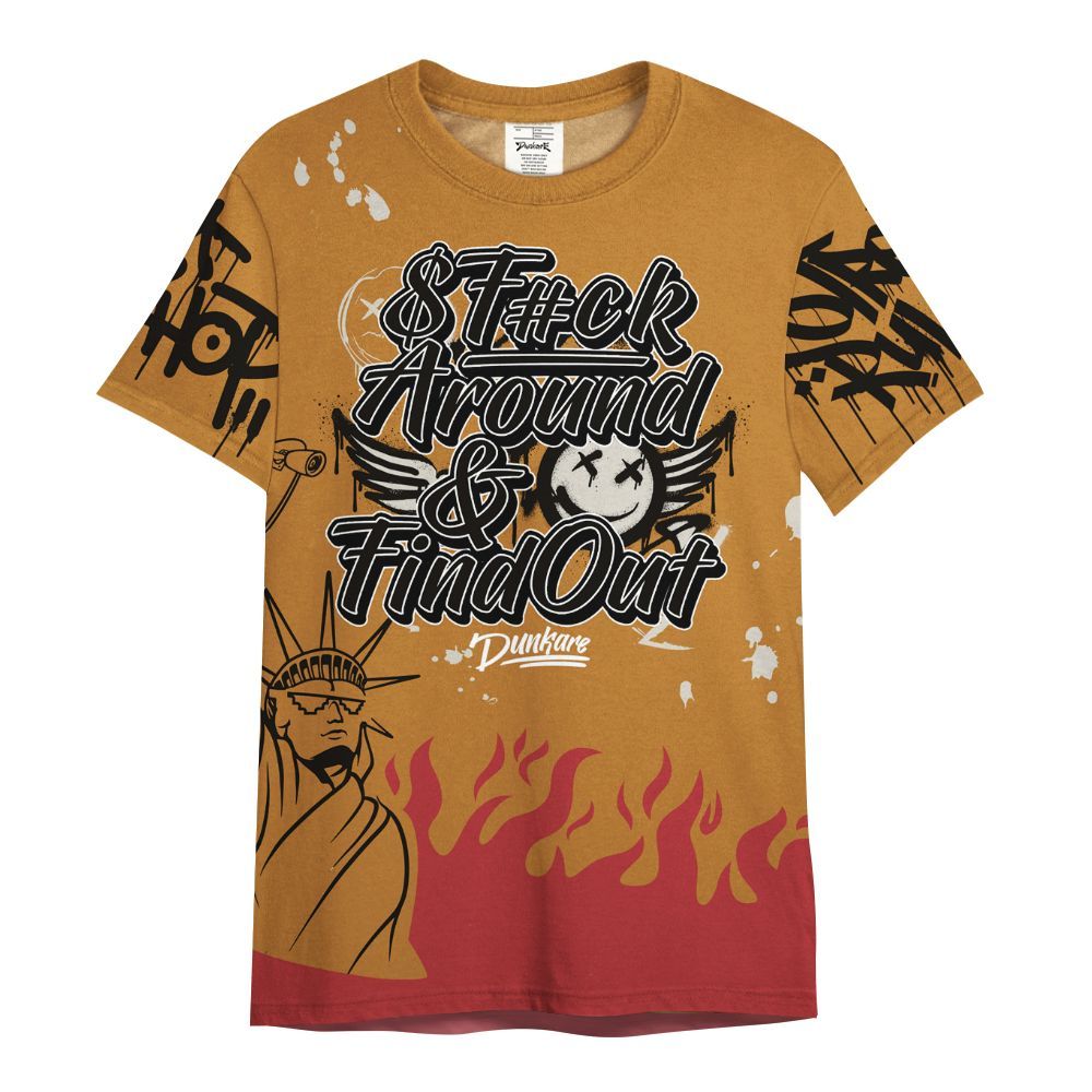 Shirt To Match Air Max Plus Sunset Swarovski - Graphic Fck Around Find Out All Over Print