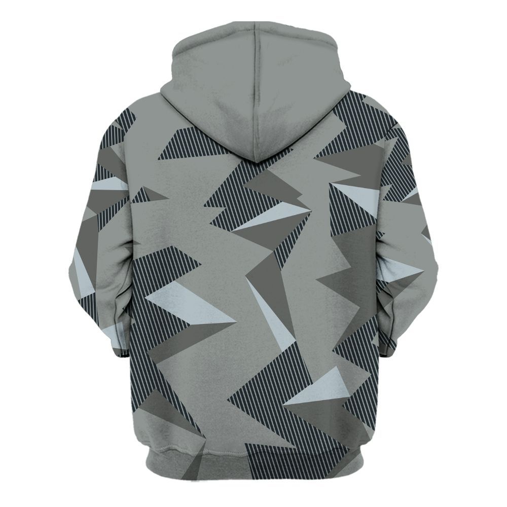 Hoodie To Match Retro Georgetown 6s - Geometric Camouflage Pattern All Over Print