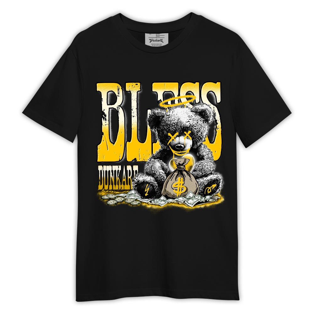 Shirt To Match Vivid Sulfur 4s - Bear Bless Monney Shirt Outfit Vivid Sulfur 4s 1305 HDT