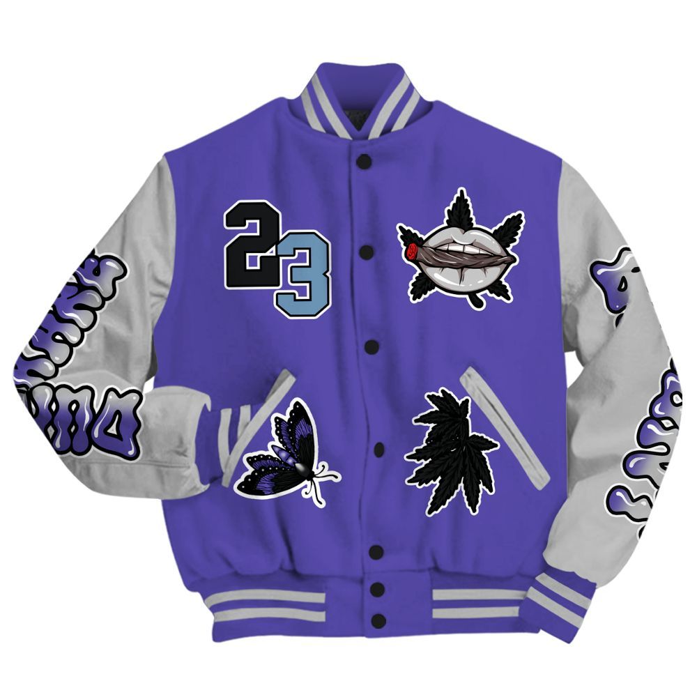 Varsity Jacket To Match Retro Concord 5s - Bluntz Unique All Over Print