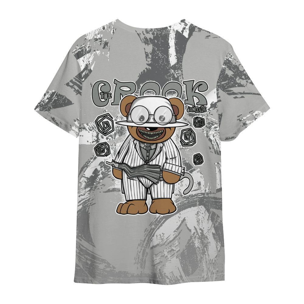 Shirt To Match Retro Wet Cement 4s - Swindler Bear Circle Slpash All Over Print