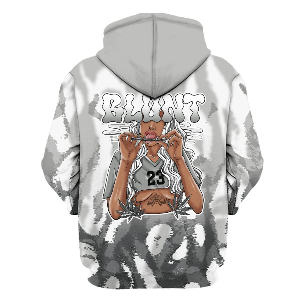 Hoodie To Match Paris Cement Grey 4s - Bluntz Burnz All Over Print
