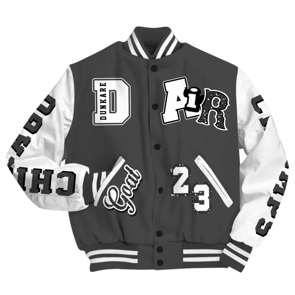 Varsity Jacket To Match Fear 4s Shirt, AIR Number 23 GOAT Graphic All Over Print