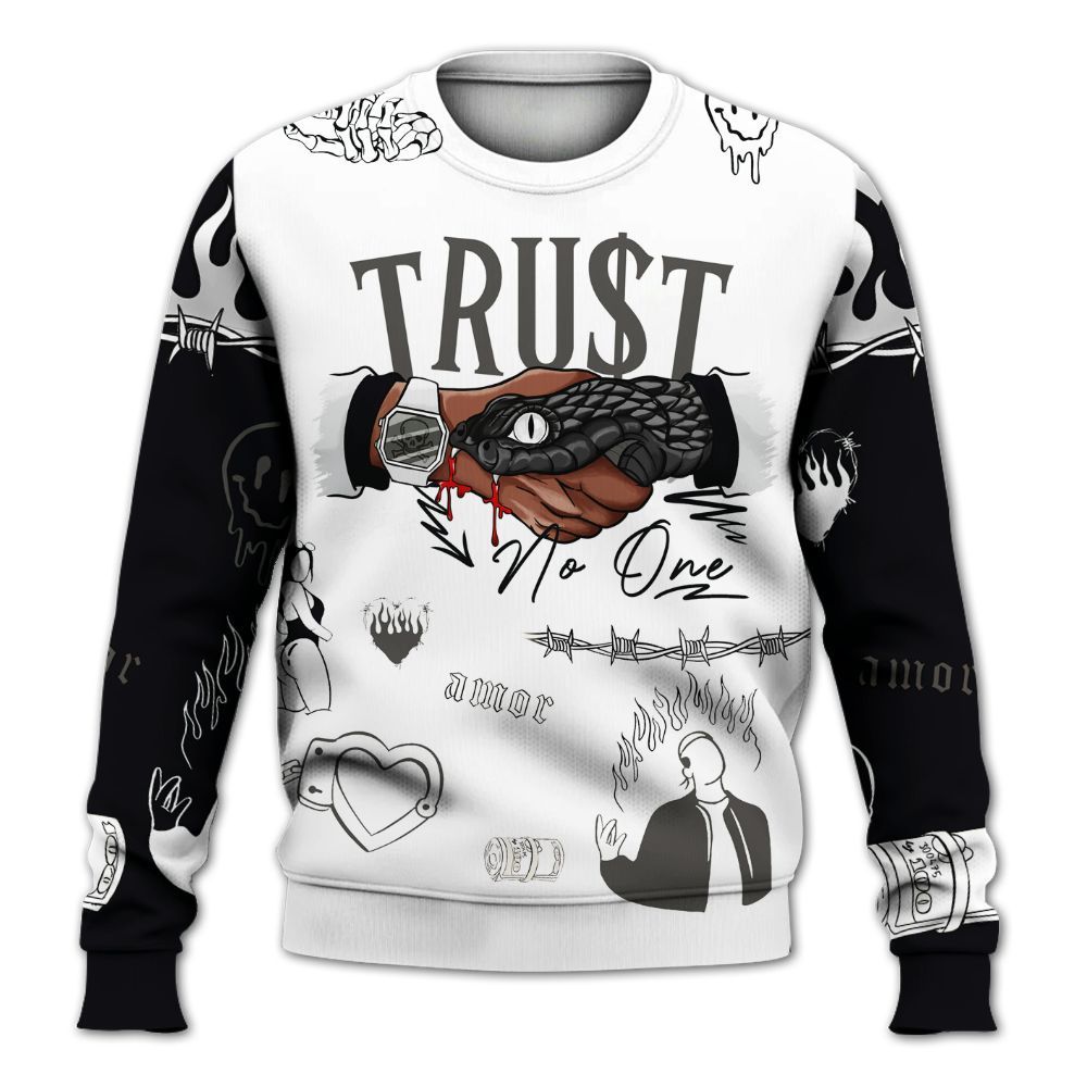 Sweatshirt To Match Kobe 9 Elite Protro Halo - Snake Trust No One All Over Print