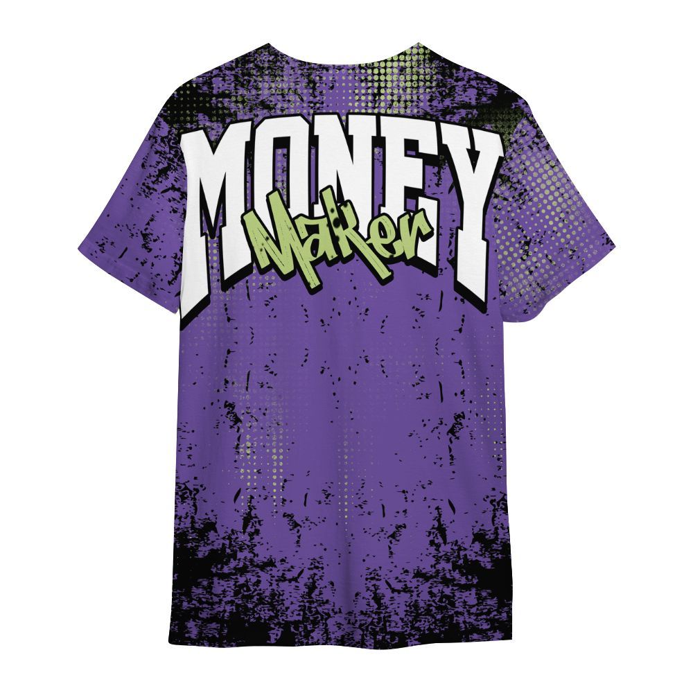 Shirt To Match Canyon Purple 4s - Move In Silence Money Street Retro All Over Print