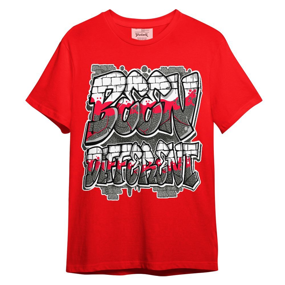 Shirt To Match Retro Fire Red 3s - To Different Graphic Unisex Shirt