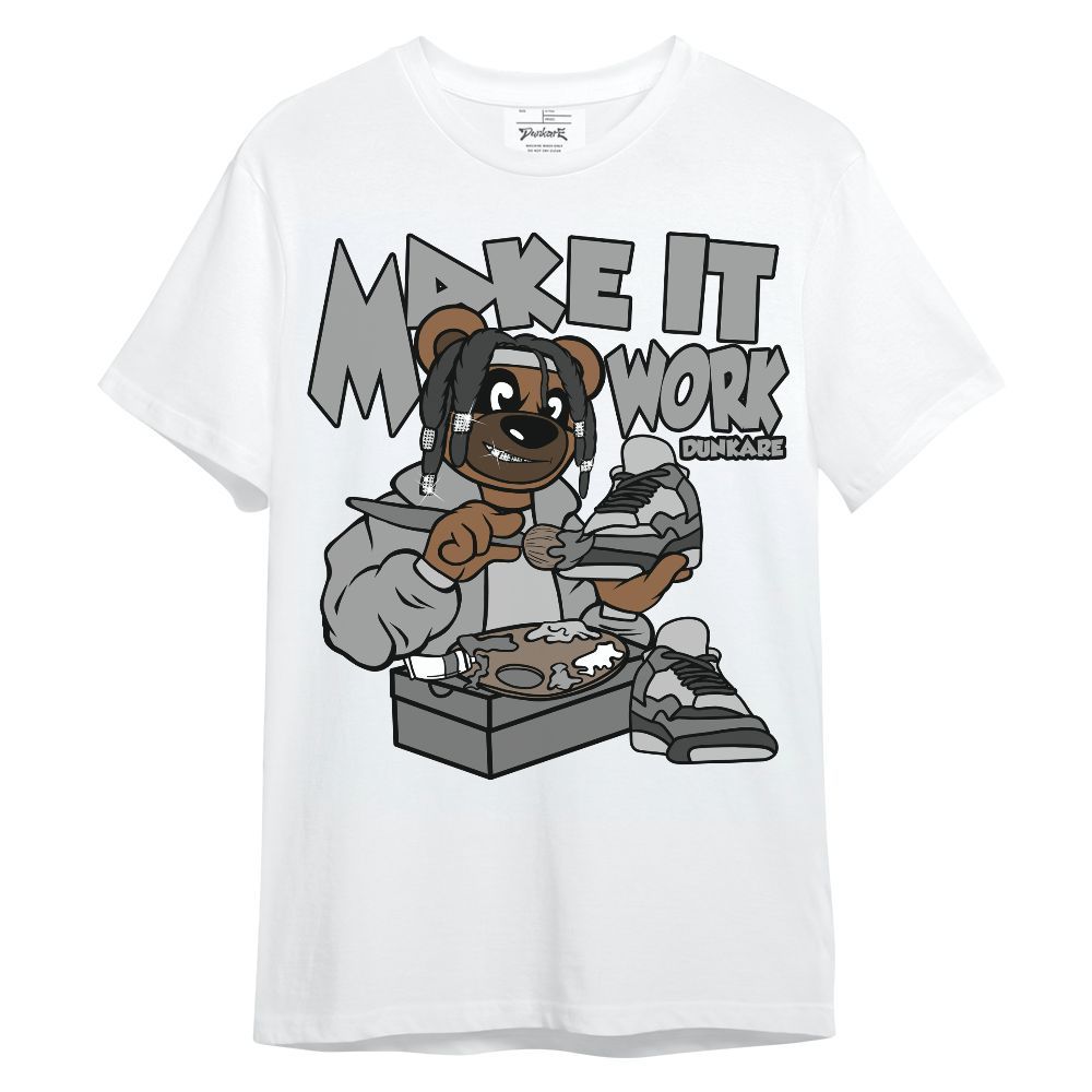 Shirt To Match Black Wolf Grey 12s - Pull It Off Bear Unisex Shirt