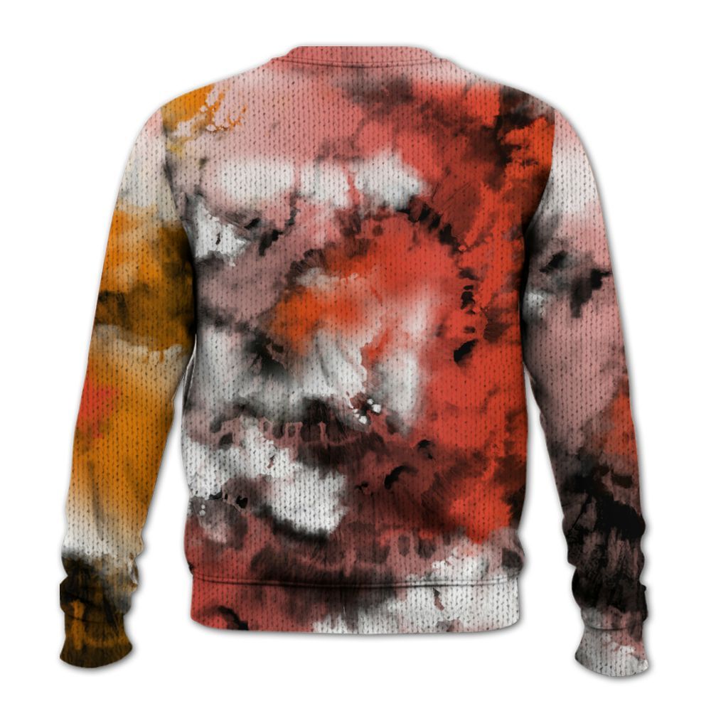 Knitted Sweater To Match Dunk High Candy Corn - SNEAKER Girl Money Drip Tie Dye