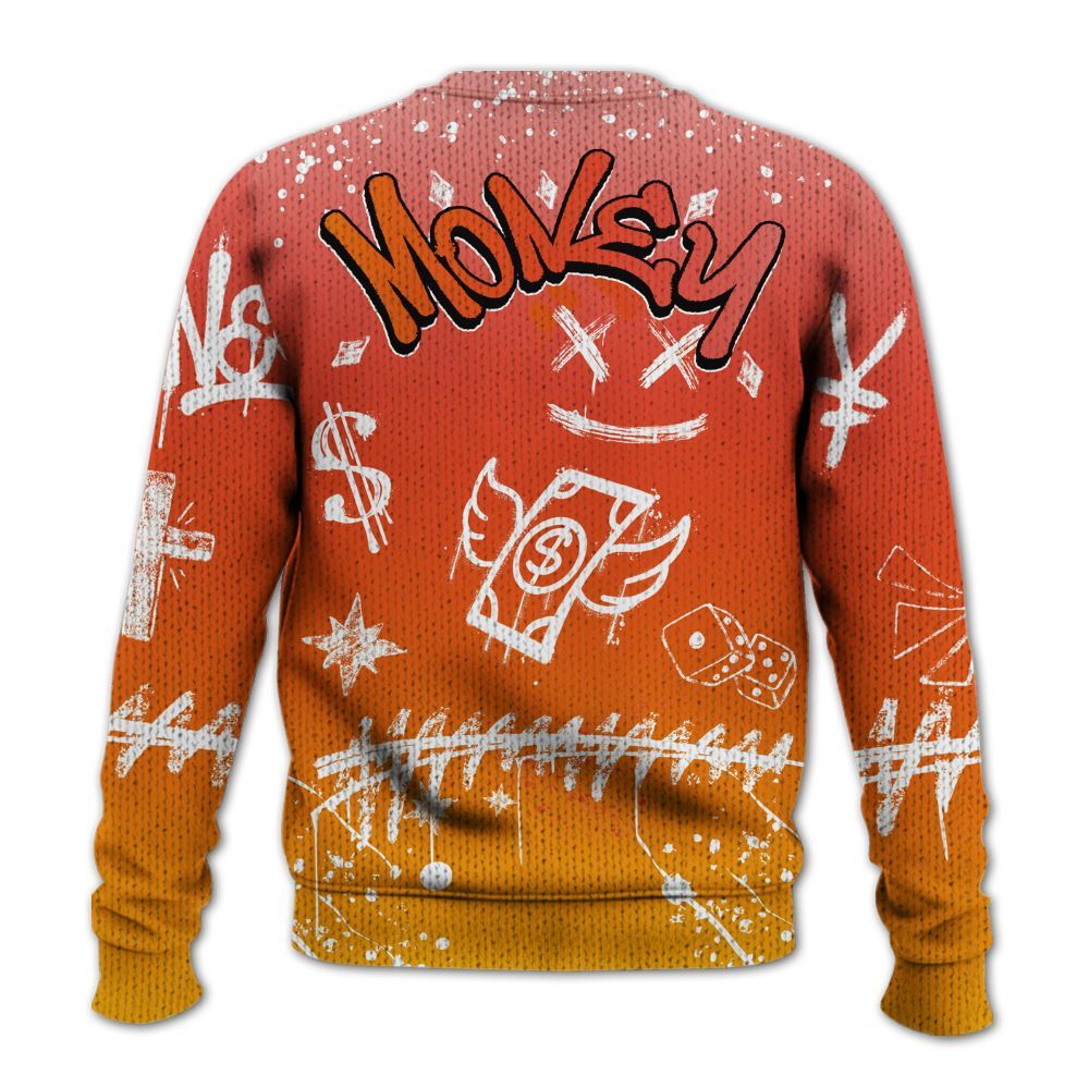 Knitted Sweater To Match Dunk High Candy Corn - Everybody Paid In Full Crayon