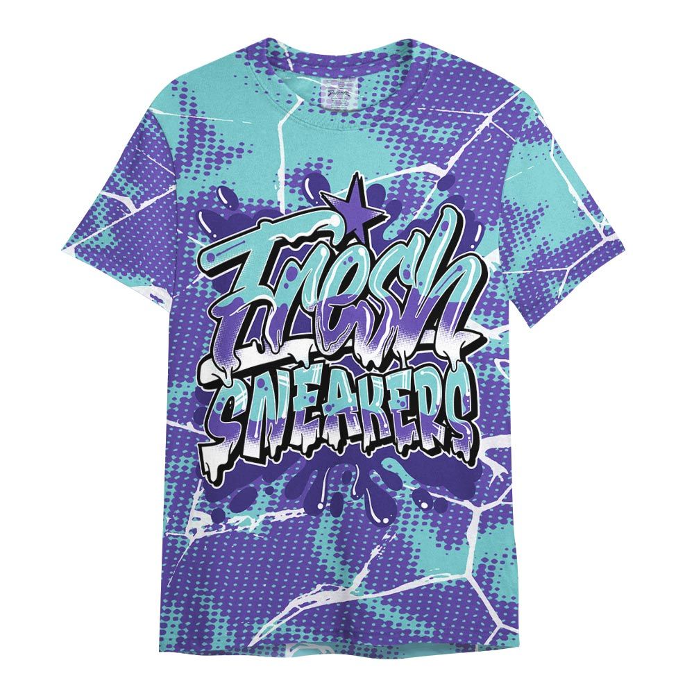 Shirt To Match Low Hornets 1s - Fresh Shoe White Graphic Crack Shirt Unisex