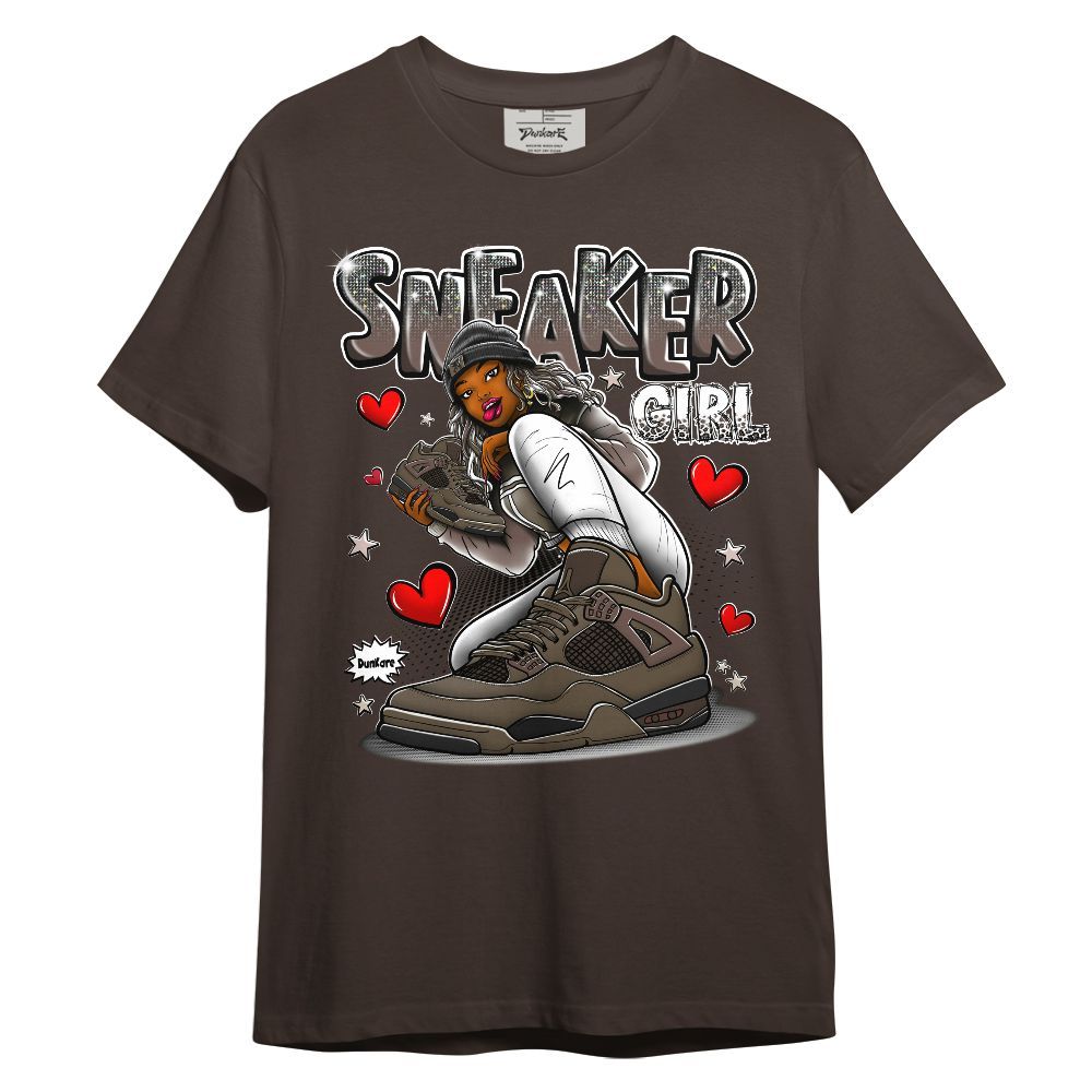 Shirt To Match AMM Dark Mocha 4s - Sneaker Girl With Shoes Graphic