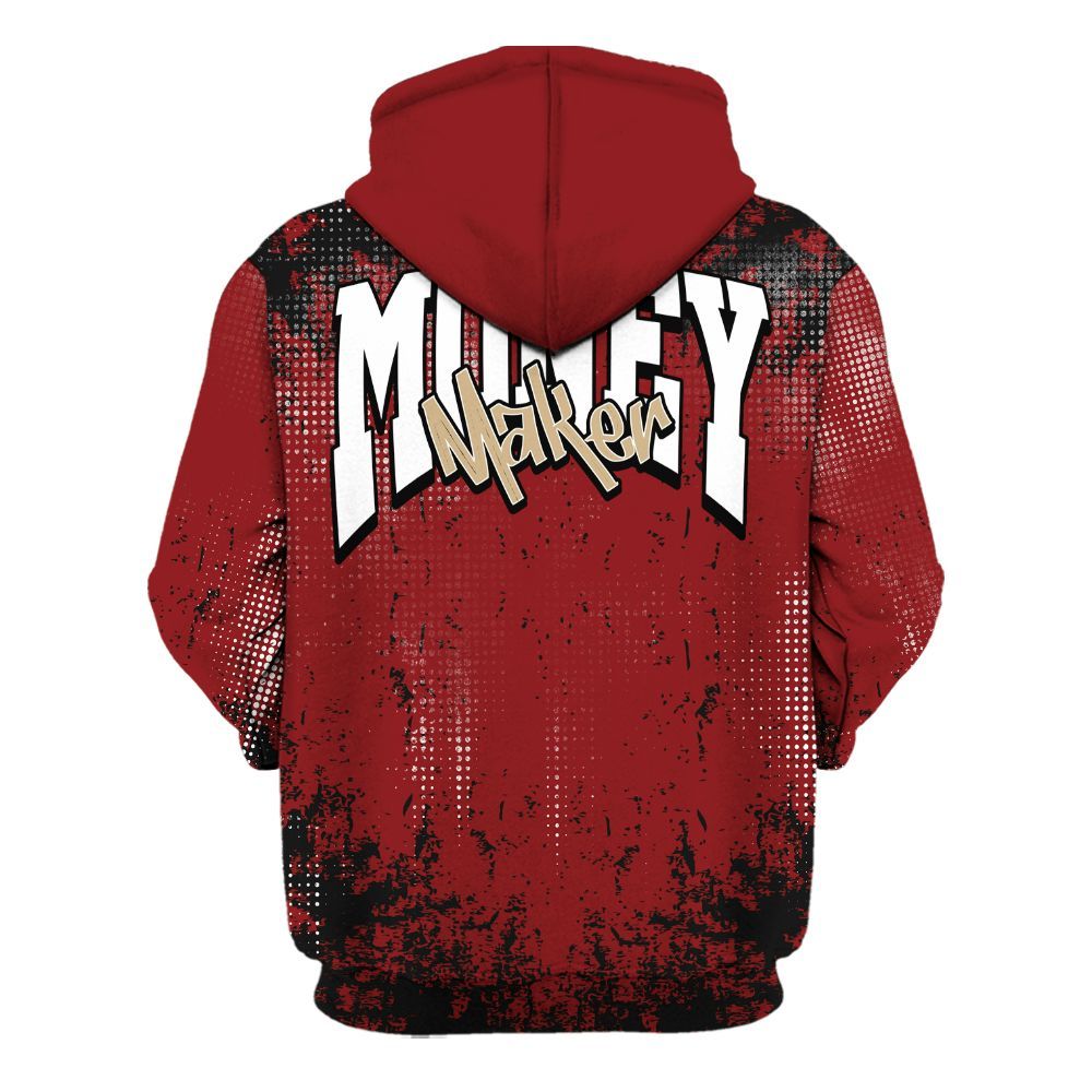 Hoodie To Match Bin 23 3s - Move In Silence Money Street Retro All Over Print