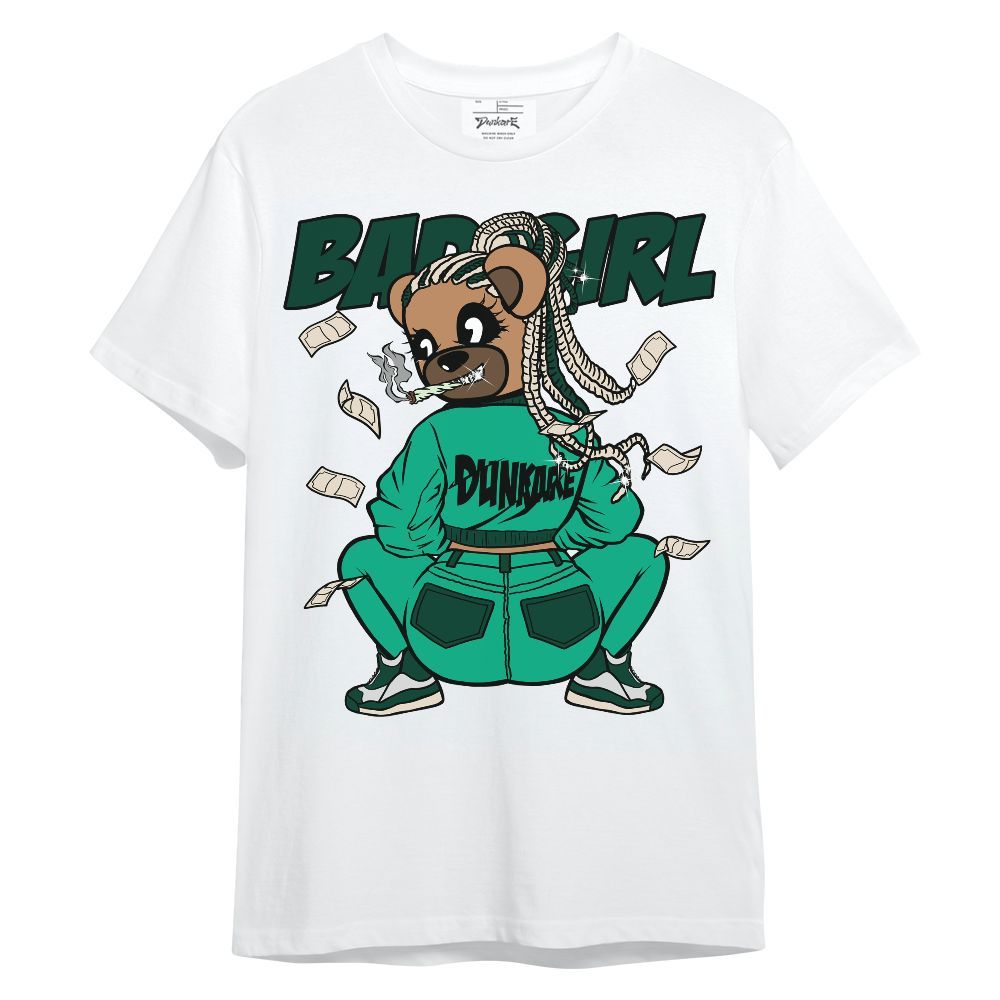 Shirt To Match Oxidized Green 4s - Rebellious Girl Bear Unisex Shirt