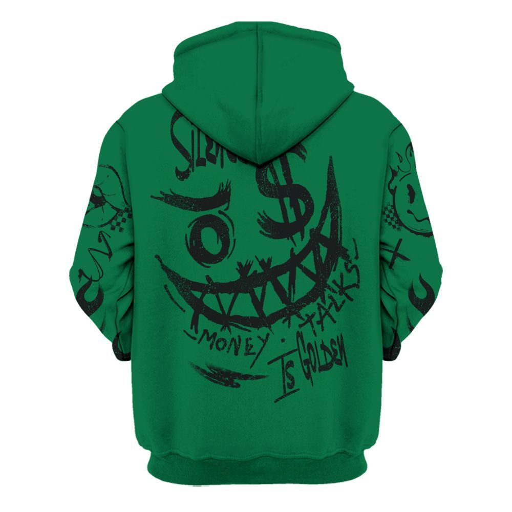 Hoodie To Match Pine Green 3s - Mouth Burning Street Style All Over Print