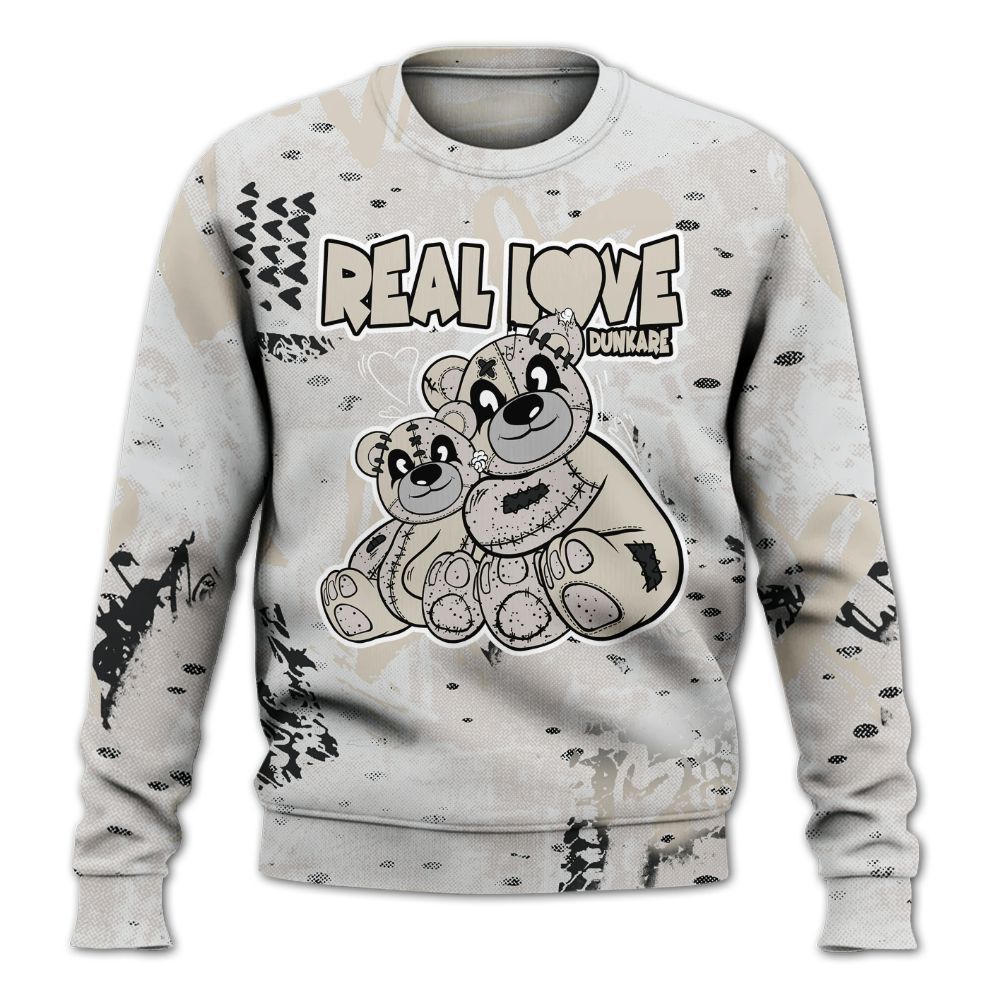 Sweatshirt To Match Retro Reverse Metallic 5s - Sincere Fondness Bear All Over Print