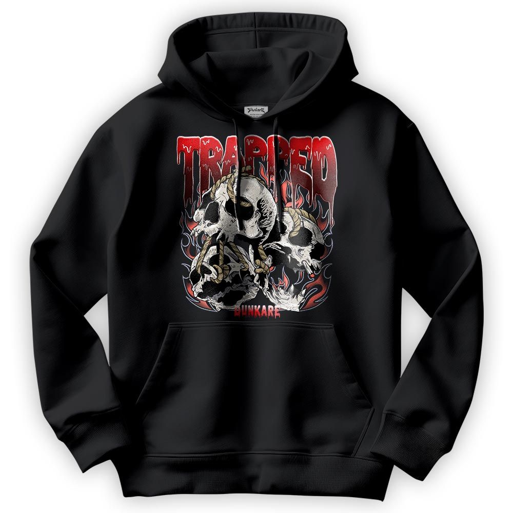 Sweatshirt To Match Hoodie Trapped, Bred Reimagined 4s Hoodie, To Match Sneaker Bred Reimagined 4s, Hoodie NMP