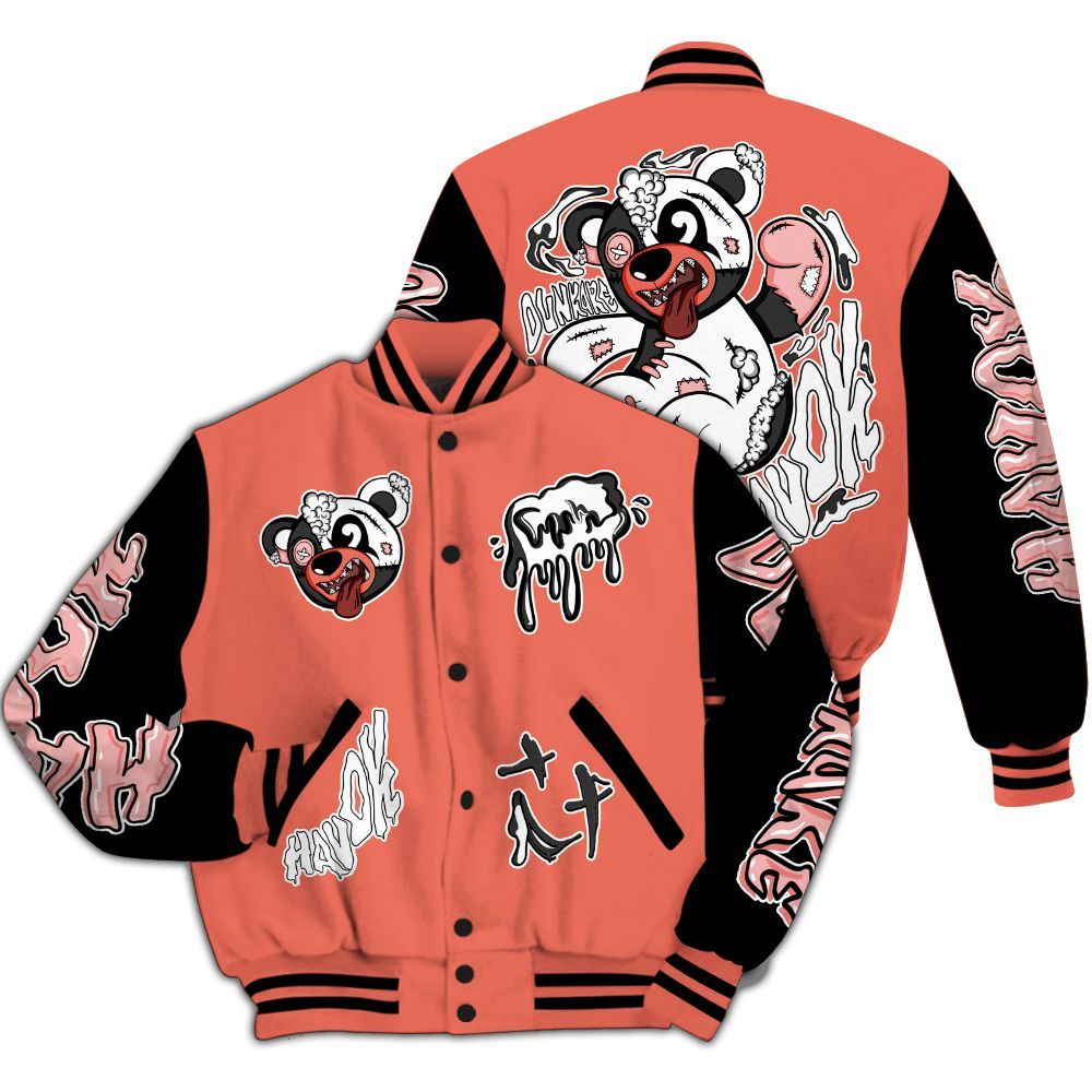 Varsity Jacket To Match Low OG PSG 1s - Havok Bear All Over Print