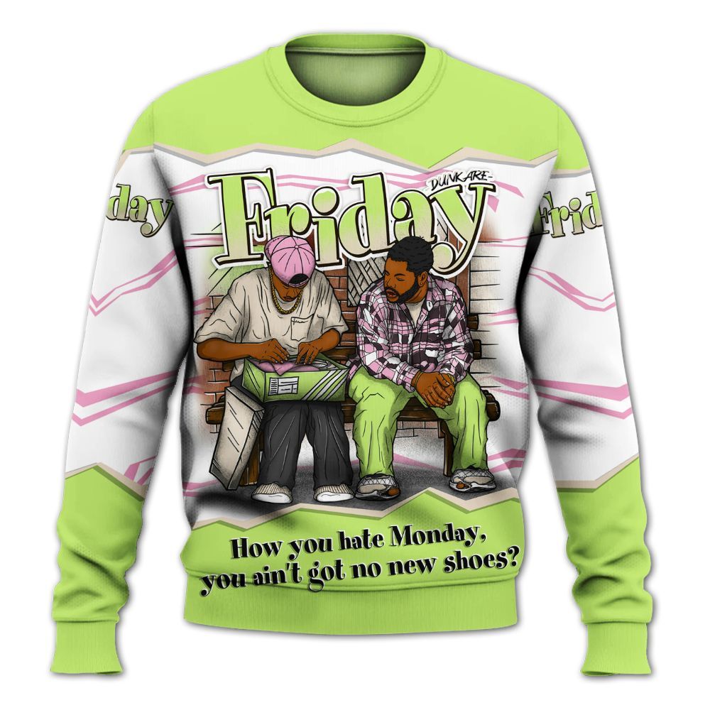 Sweatshirt To Match Jack Black Night Silver - Friday Movie 90s TV All Over Print