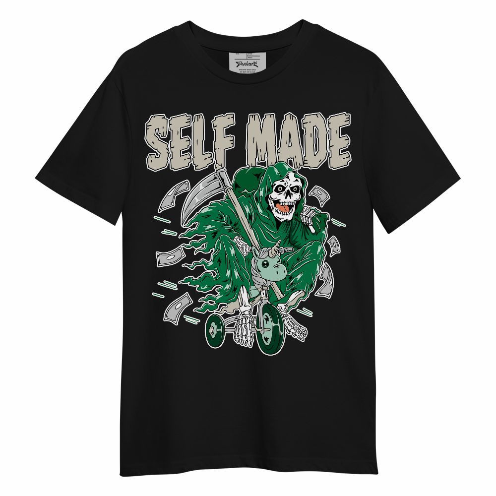 Shirt To Match Lucky Green 2s - Self Make Skeleton Unisex Shirt