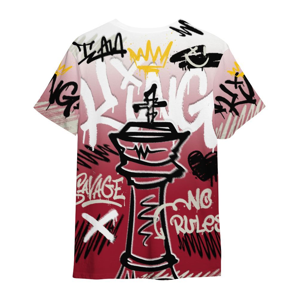 Shirt To Match High OG Black Toe Reimagined 1s - Street King Chess Streetwear All Over Print