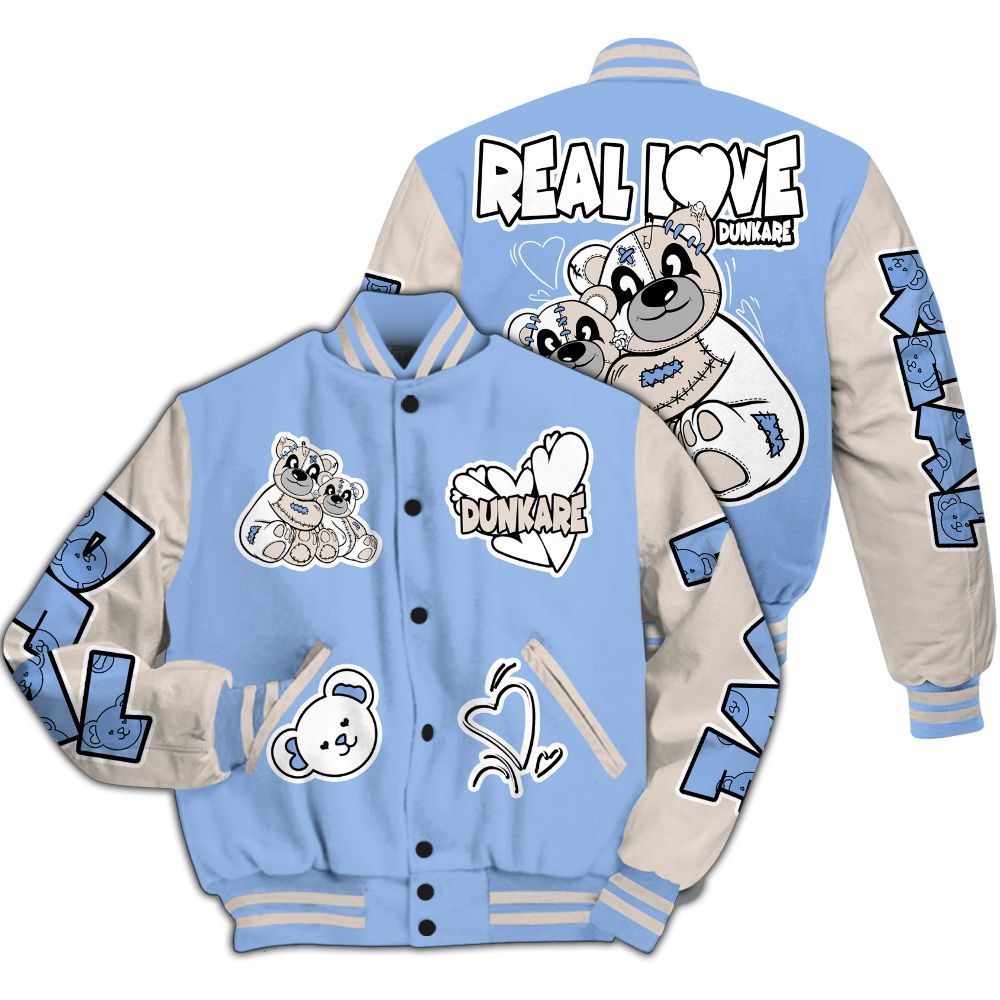 Varsity Jacket To Match Air Max 1 Royal Pulse - Sincere Fondness Bear All Over Print