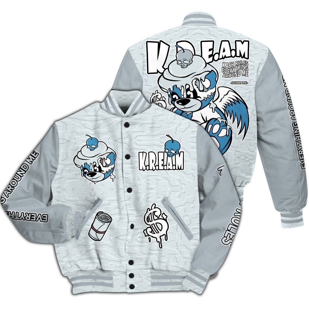 Varsity Jacket To Match Zion Half Moon 3s - Loot Bear All Over Print