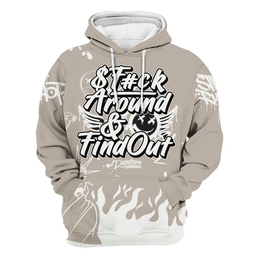 Hoodie To Match Low OG Phantom 1s - Graphic Fck Around Find Out All Over Print