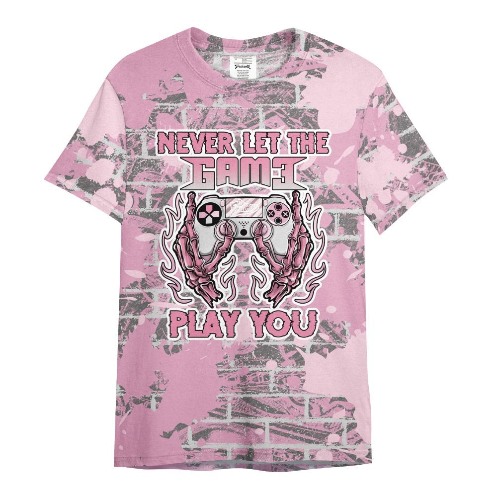 Shirt To Match Orchid 4s - PlayGame Skull Brick All Over Print
