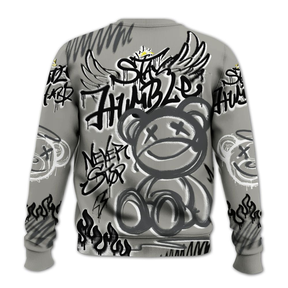 Sweatshirt To Match High Satin Shadow 1s - Humble Drip Streetwear Graffity All Over Print