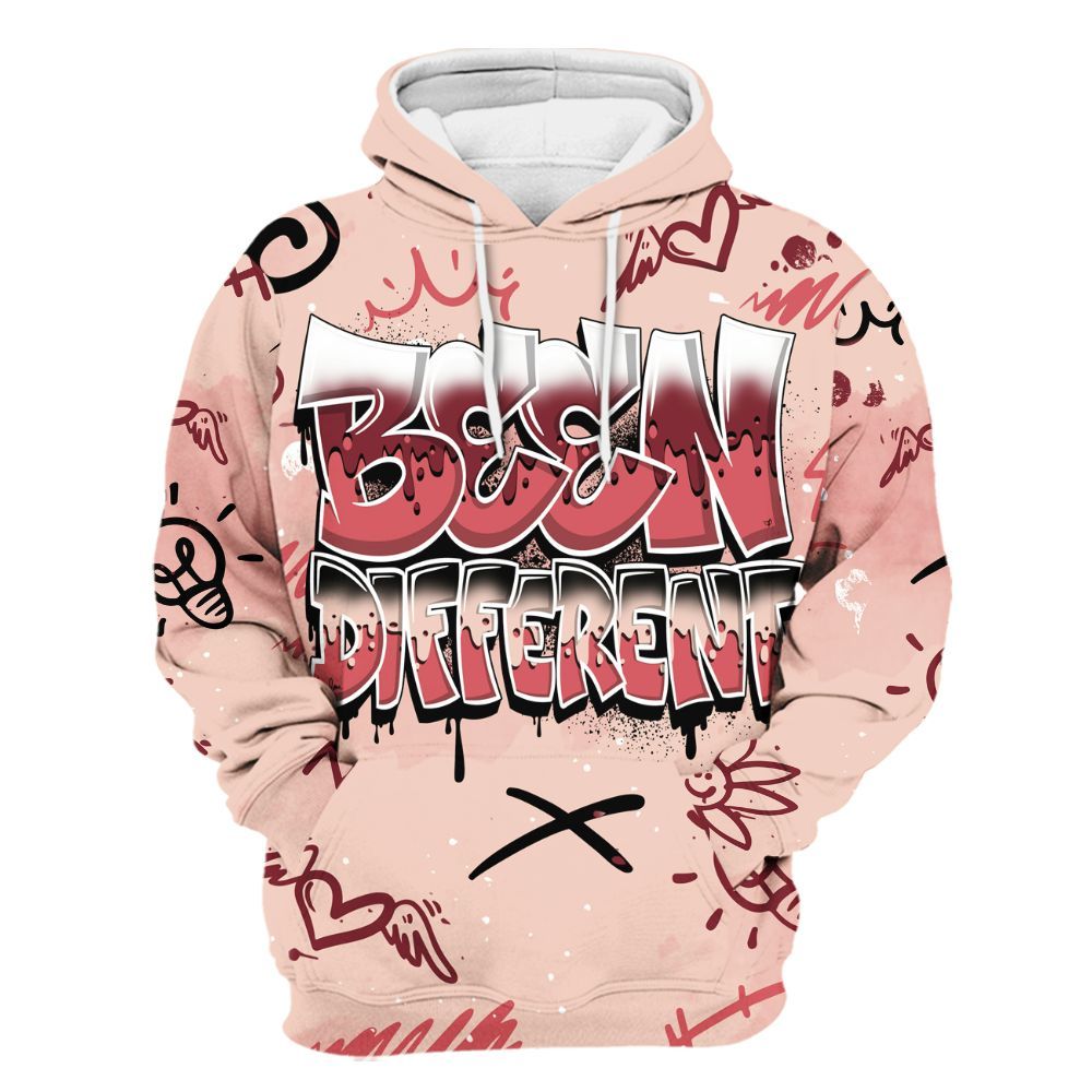 Hoodie To Match Washed Coral 2s Shirt, Drip Been Di2ferent All Over Print