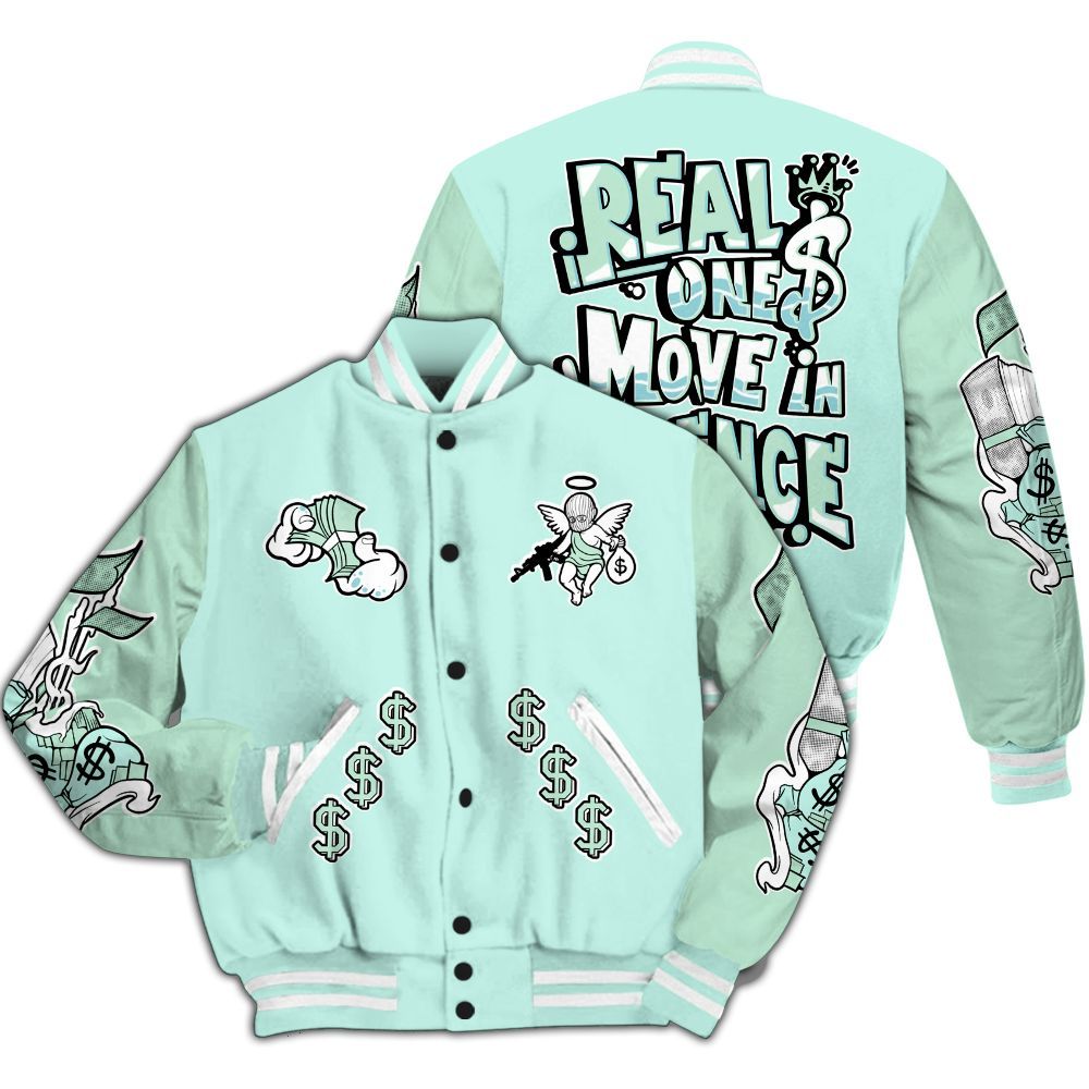 Varsity Jacket To Match Retro Low Igloo 11s - Ones Move In Silence All Over Print