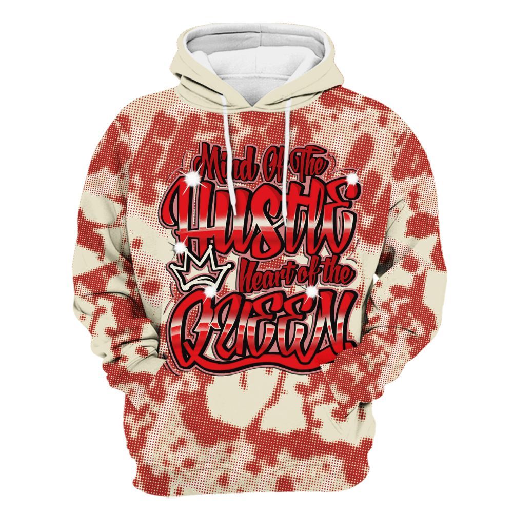 Hoodie To Match Cement Grey 3s - Hustles Heart Queens Street All Over Print