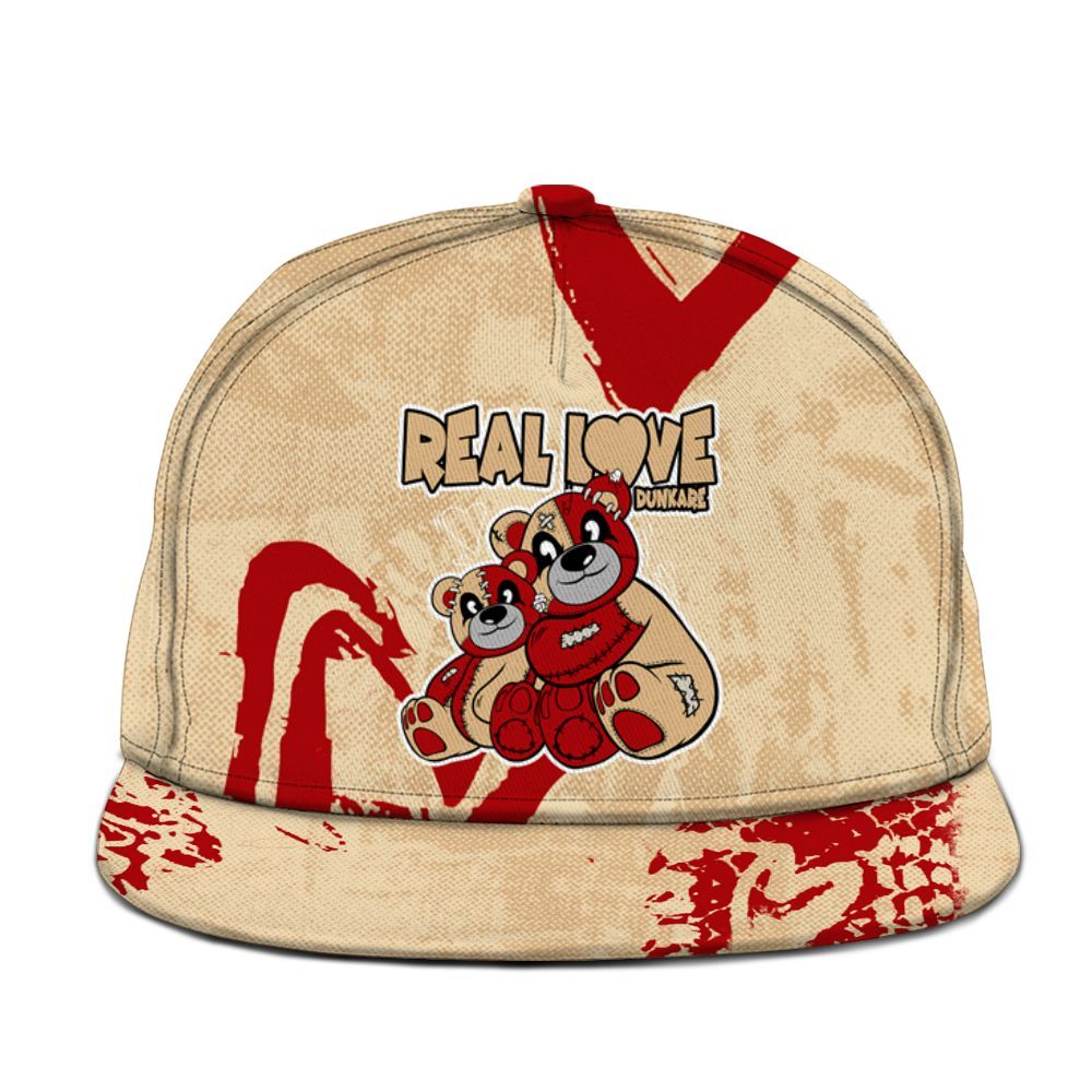 Snapback To Match Dunk Low Strawberry Waffle - Sincere Fondness Bear Graphic