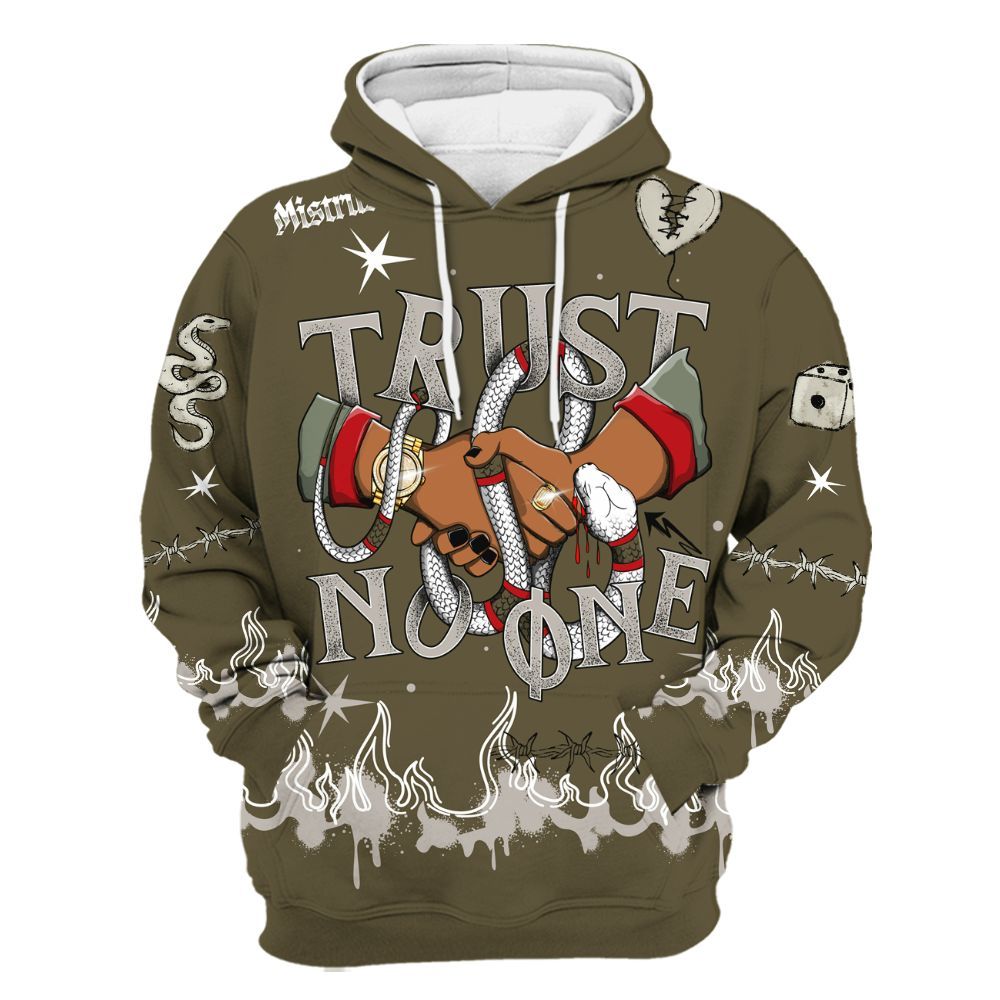 Hoodie To Match Dunk Low Year Of The Snake - Trust No One Snake-Bite Doodle Crayon All Over Print