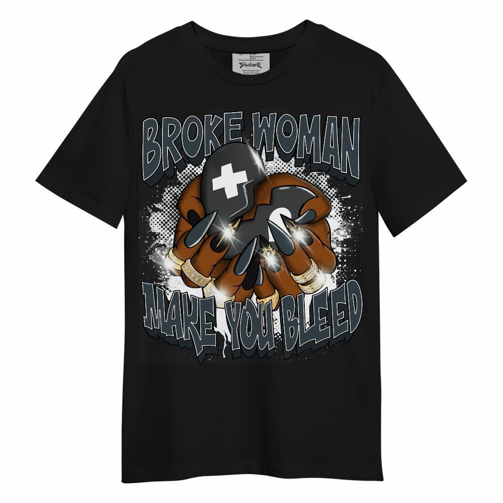 Shirt To Match Air Max Sunder Gore Tex Black - Broke Woman Heart Retro Unisex Shirt